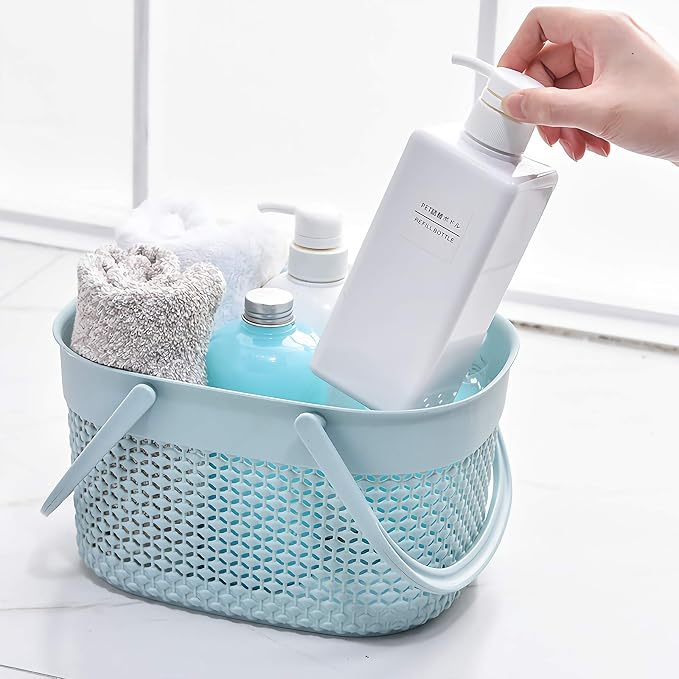 rejomiik Portable Shower Caddy Basket, Plastic Organizer Storage Tote - Image 7