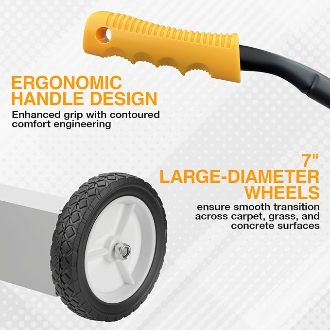 Magnetic Sweeper Rolling 36 Inch, 55-Pound Lawn Magnet - Image 3