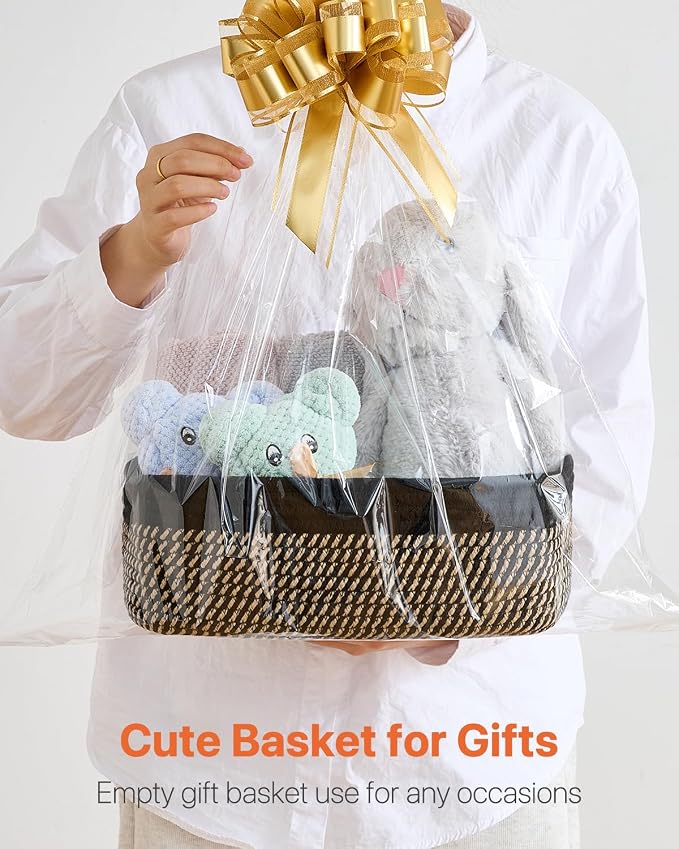 Small Woven Basket, Storage Basket - Image 7