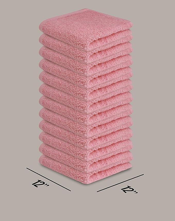 Softolle 100% Cotton Washcloths 24 Pack Soft, Highly Absorbent Washcloth - Image 3