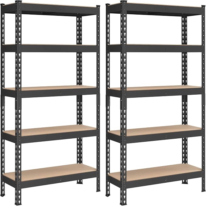 SONGMICS 5-Tier Storage Shelves, Load 2310 lb, Boltless Assembly, Adjustable by SONGMICSbySONGMICSHOME