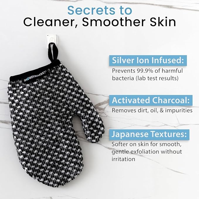 Japanese Exfoliating Mitt 2-Pack - Image 3