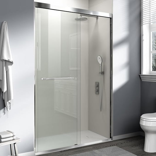 44-48 in. W x 72 in. H Double Sliding Shower Door, Semi-Frameless Bypass - Image 2