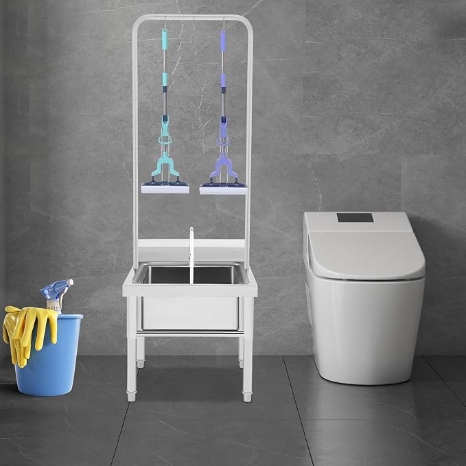 Stainless Steel Floor Mop Sink, Mop sink - Image 7