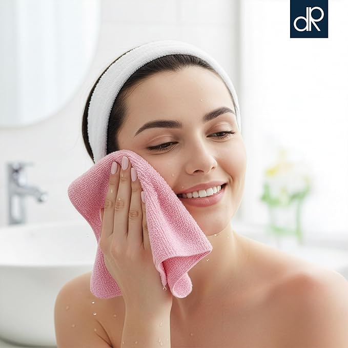 DecorRack 10 Pack 100% Cotton Wash Cloth, Luxurious Soft, 12 x 12 inch Ultra - Image 2