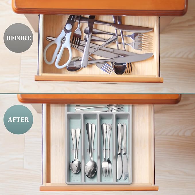 Silverware Organizer with Cutlery Icons，Silverware Tray - Image 7