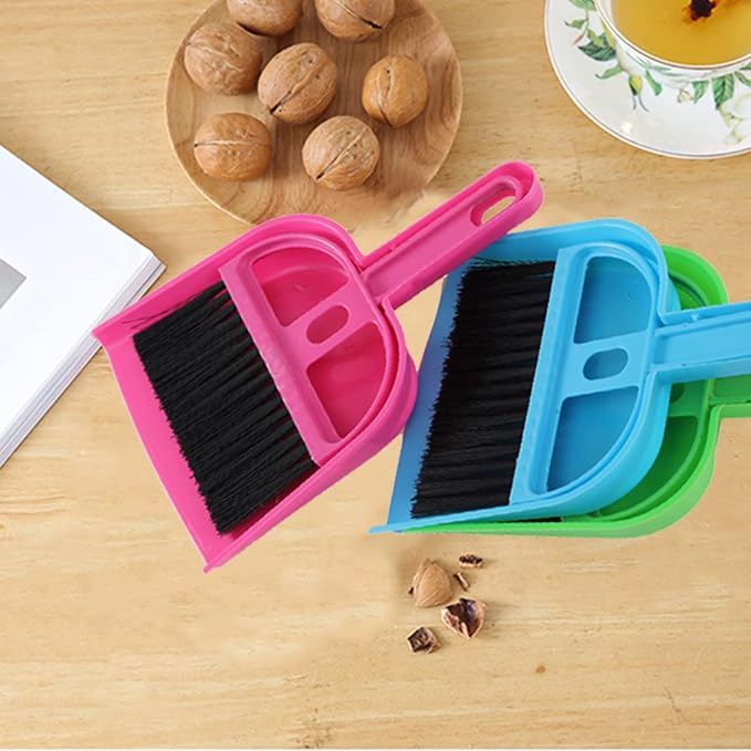TOPZEA 6 Pack Mini Dust Pan and Brush Set, Mini Hand Broom Dustpan Set Hand - Image 5