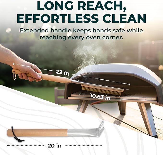 Urban Whisk 22" Pizza Oven Brush - Image 2