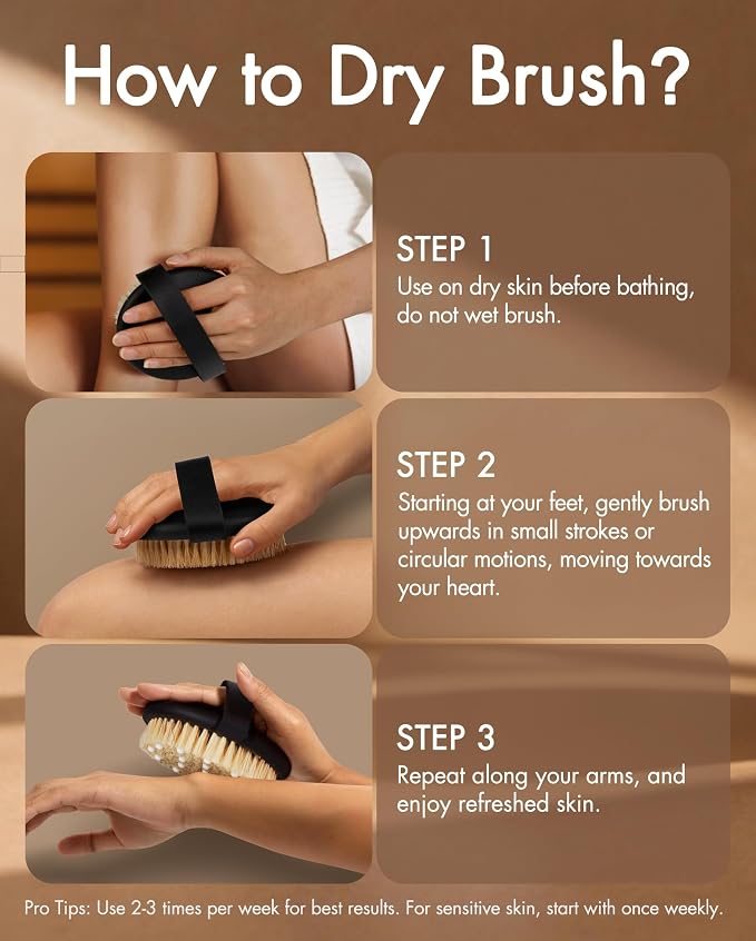 Dry Brushing Body Brush for Massage - Image 5