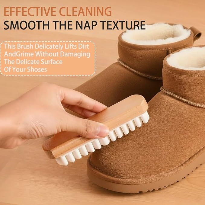 Suede Brush for Shoes, Suede Brush and Eraser for Uggs Shoes, Suede Shoe - Image 2