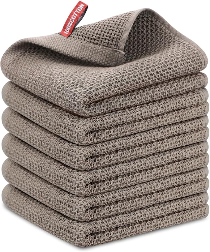 Nialnant 6 Pack KitchenTowels, Super Absorben & Soft Dish Towels by Nialnant
