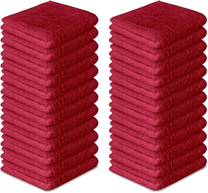 Softolle 100% Cotton Washcloths 60 Pack Soft, Highly Absorbent Washcloth - Image 7
