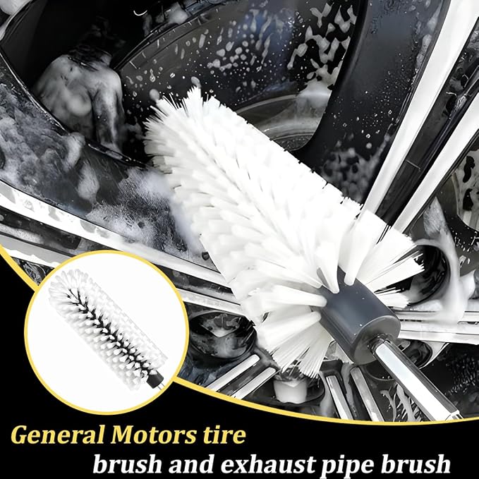 Drill Brush for Car Wheel, Soft No Scratches Vehicle Rim Cleaning Brush for - Image 6