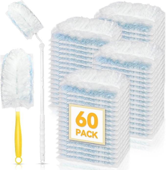 60 Pack Dusters Refills Compatible by Hoscabss