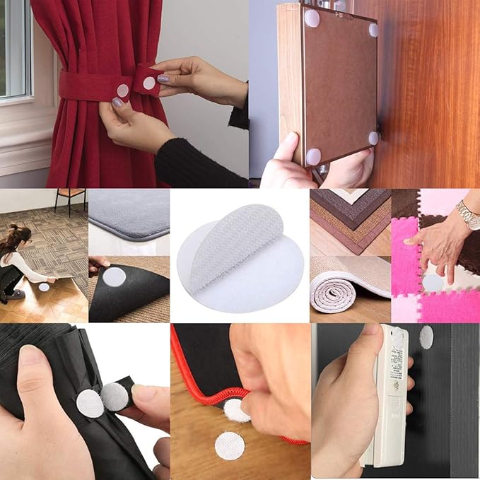 BRAVESHINE Adhesive Stickers- Removable Heavy-Weight Round Sticky Tapes Wall - Image 6