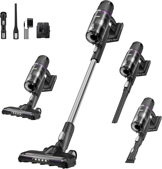 Eureka Cordless Vacuum Cleaner Lightweight, Stick Vacuum Rechargeable by Eureka