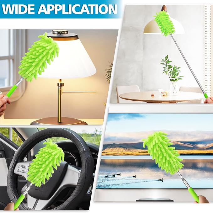 2 Pack Extendable Microfiber Feather Duster - Image 4