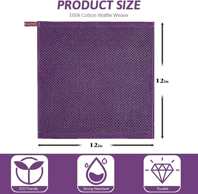Nialnant 100% Cotton Dish Cloths - Image 2