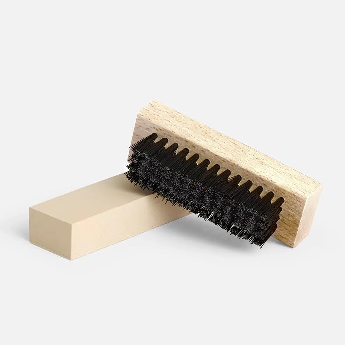 Red Wing Shoes Roughout/Suede Cleaner Kit, Cleaner Bar and Nylon Bristle Brush - Image 3