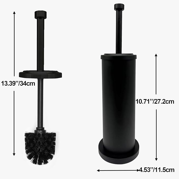 Matte Black Toilet Bowl Brush - Image 2