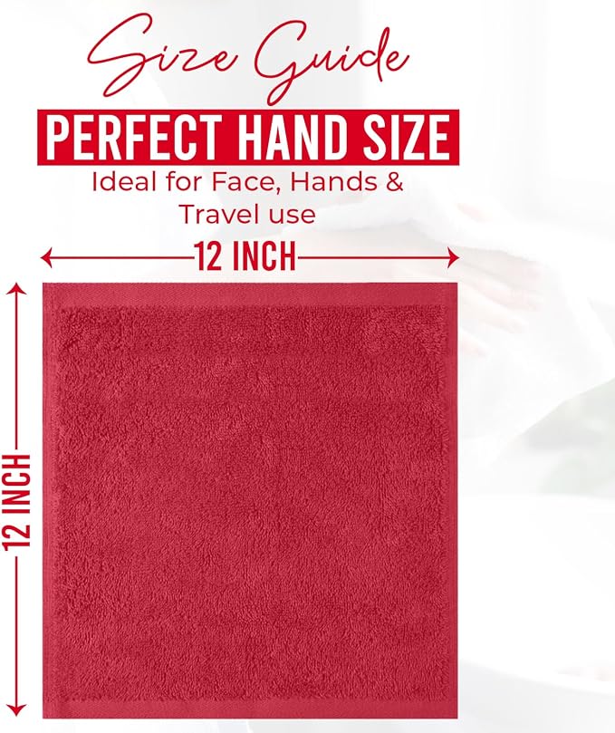 DAN RIVER 24 Pack Wash Cloths for Showering - Image 2