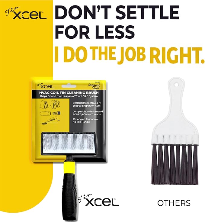 Coil Cleaning Brush for HVAC & AC – Evaporator & Condenser Coil Cleaner Tool - Image 3