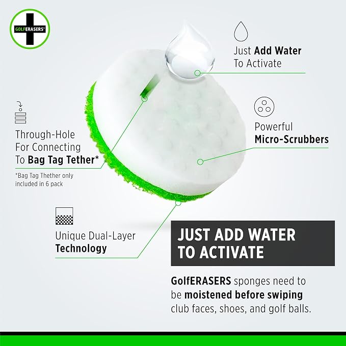 Instant Golf Eraser, Premium Dual-Sided Sponge - Image 3