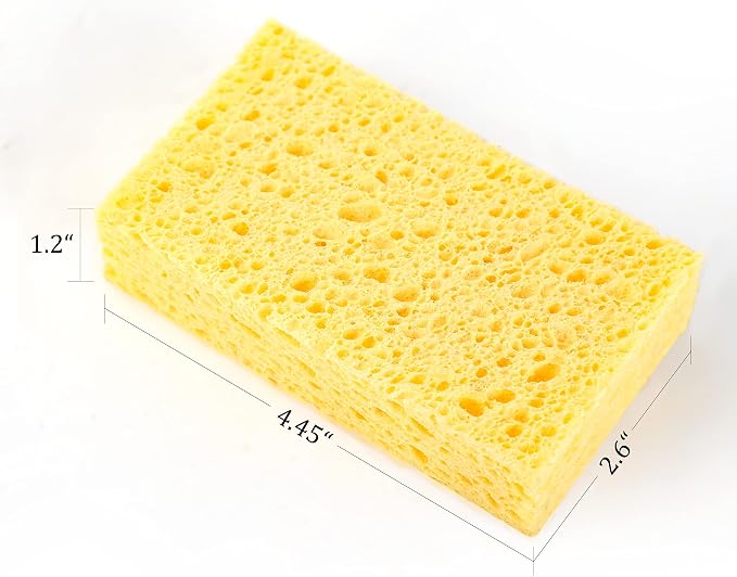 ARCLIBER Cellulose Sponges, Heavy Duty Scrub Kitchen Sponge, Clean Tough Messes - Image 7