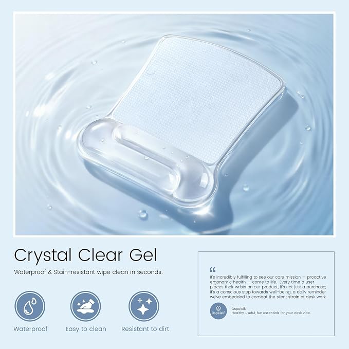 Ospelelf Clear Gel Mouse Pad - Image 3