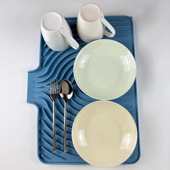 Dish Drying Mat for Kitchen Counter, - Image 3