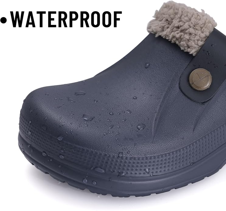 Beslip Classic Fur Lined Clogs Waterproof Winter Fuzzy Slippers - Image 4