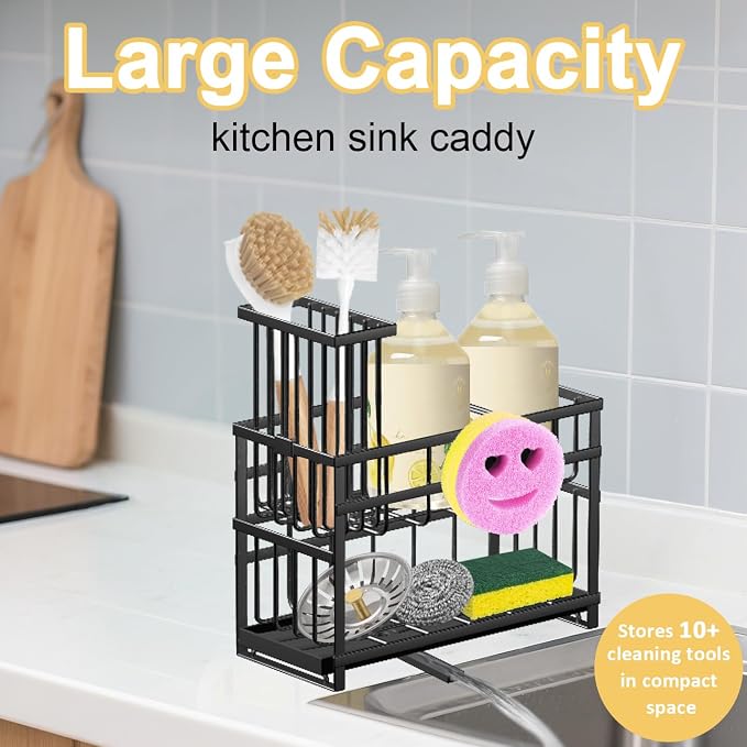 Sponge Holder for Kitchen Sink & Sink Caddy - Image 8