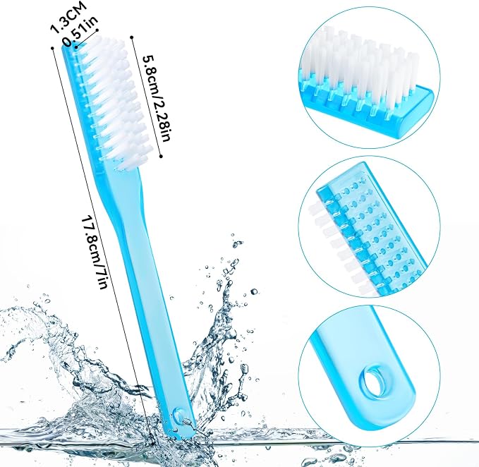 fingernail Brush with Handle Cleaning Supplies Kitchen Cleaning Brush Shoe - Image 5