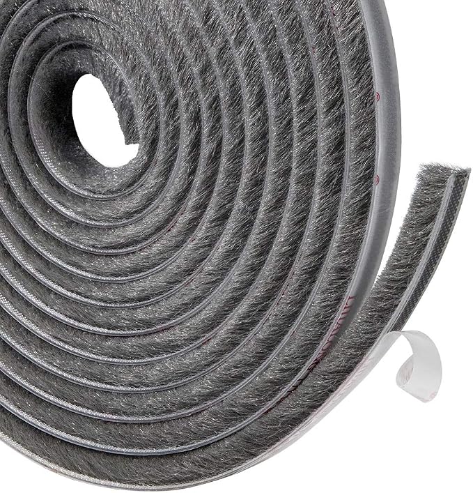 TORRAMI Felt Weather Stripping Seal Tape 11/32 inch x 11/32 inch x 16 ft by TORRAMI