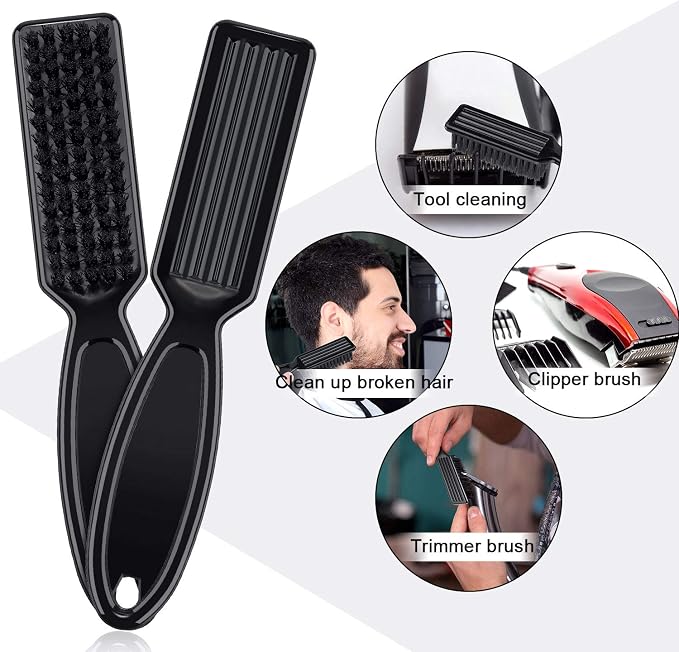 Patelai 12 Pcs Barber Clipper Brush Blade Trimmer Cleaning Brush - Image 7