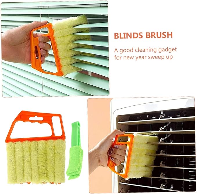 7-Finger Blinds Cleaning Brush and 3-Finger Window Shutter Brush 2pcs, Handheld - Image 9