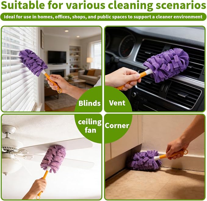 360° Electrostatic Duster Refills, Reusable & Washable Pads - Image 5