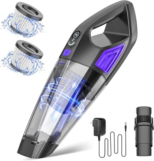 Handheld Vacuum Cordless Cleaner, Powerful Portable and Dust Buster Hand Vcauum by ATONEP