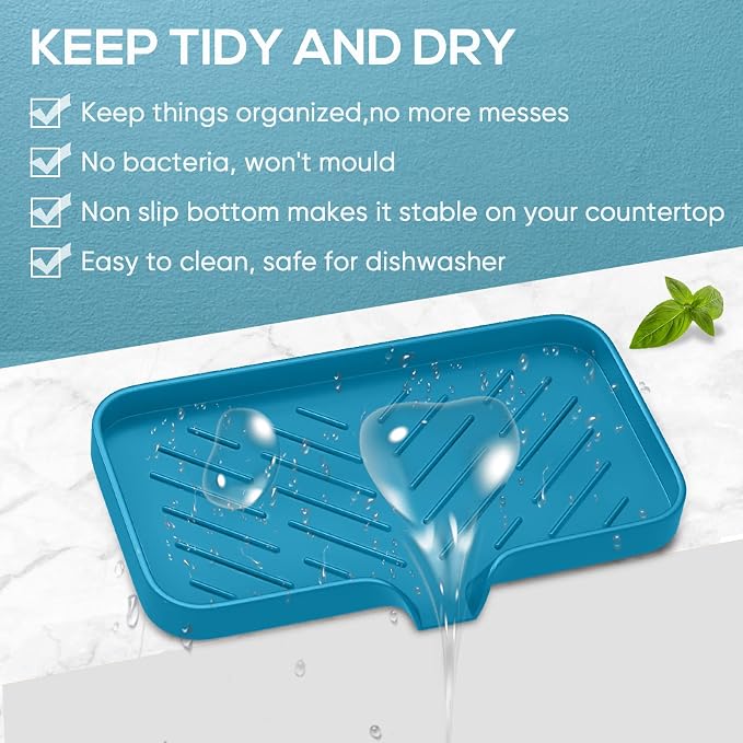 Premium Silicone Soap Holder for Bathroom & Kitchen Sink - Image 4