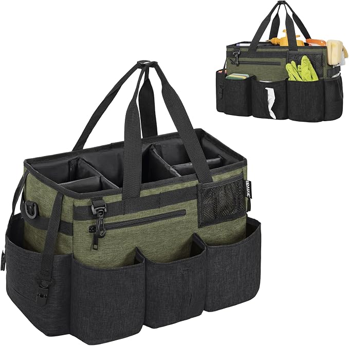 Wearable Cleaning Caddy Bag for Cleaning Supplies, Large Capacity Cleaning by WelcometoIBVIVIC
