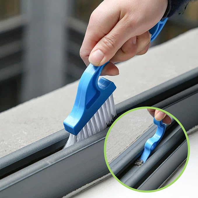 9 Pcs Crevice Cleaning Brush, Bathroom Gap Brush, Hand-held Groove Gap Cleaning - Image 5