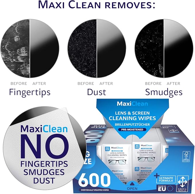Glasses Wipes Lens Cleaner - Image 2