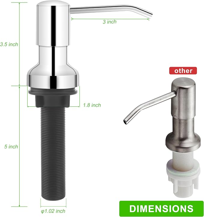Soap Dispenser for Kitchen Sink, Sink Soap Dispenser - Image 5