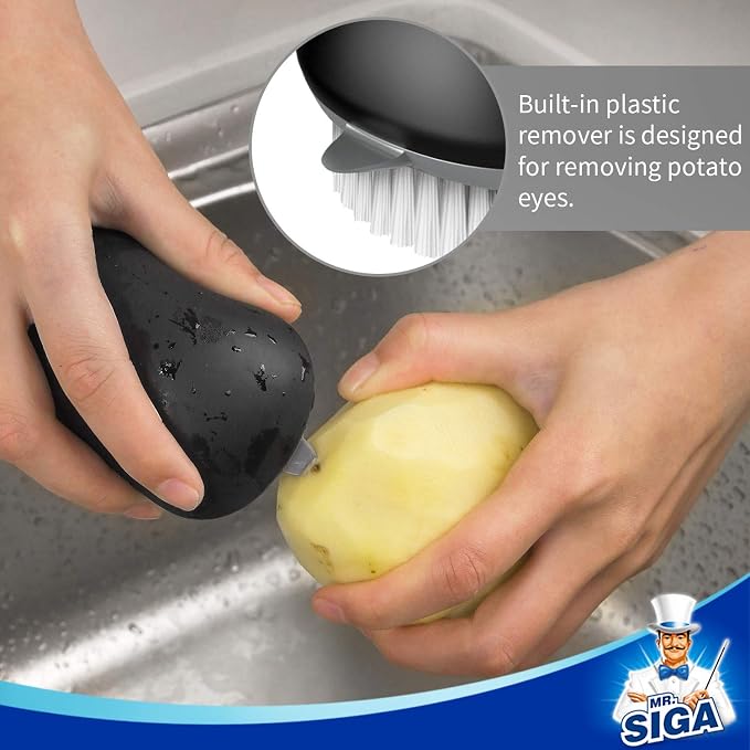 MR.SIGA Fruit and Vegetable Cleaning Brush - Image 2