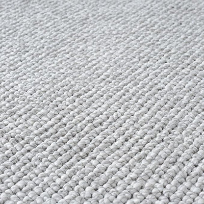 LUXE WEAVERS Solid Machine Woven Gray 5x7 Area Rug, Indoor Stain-Resistant Carpet