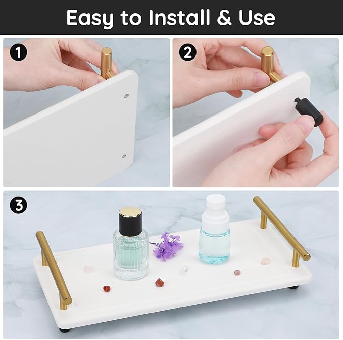 Segbeauty 12x6in Water Absorbing Stone Tray - Image 5
