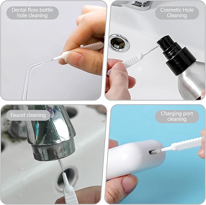 100 Pieces Mini Shower Head Cleaning Brush Multifunctional Gap Hole - Image 5