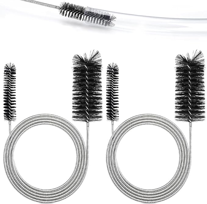 2-Pack Flexible Dual-Ended Aquarium & Kitchen Tube Brush – Stainless Steel Core by Unknown