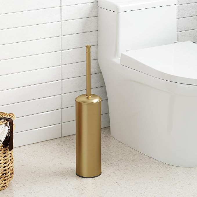 BESy Toilet Brush and Holder, Toilet Cleaner Bowl Set - Image 2