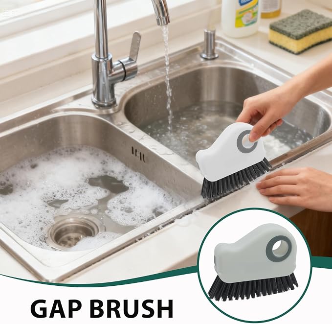 Groove Cleaning Brush, 2 in 1 Window Track Cleaning Brush - Image 4
